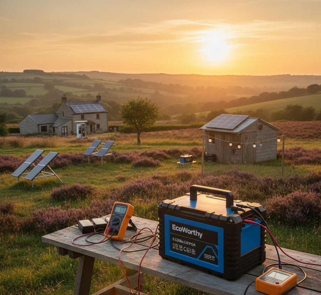 Lithium battery storage modules in a server rack configuration