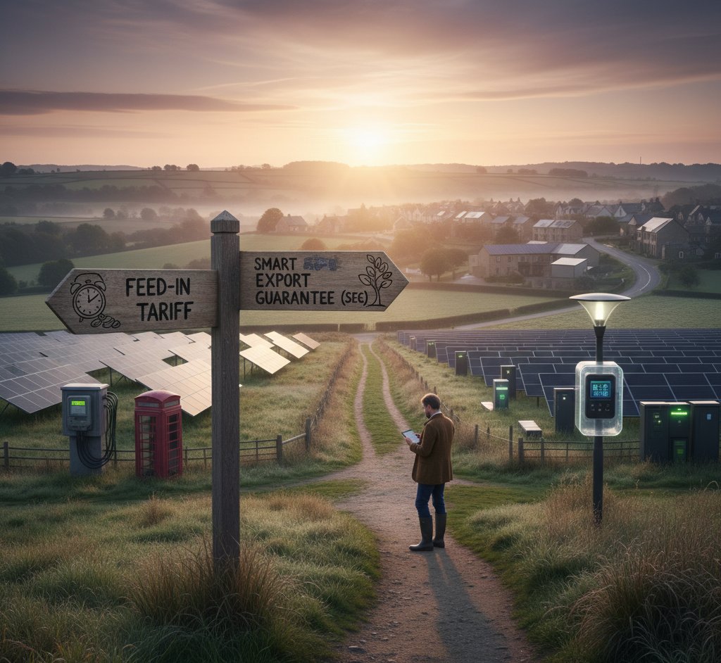 Financial comparison charts for solar tariff options