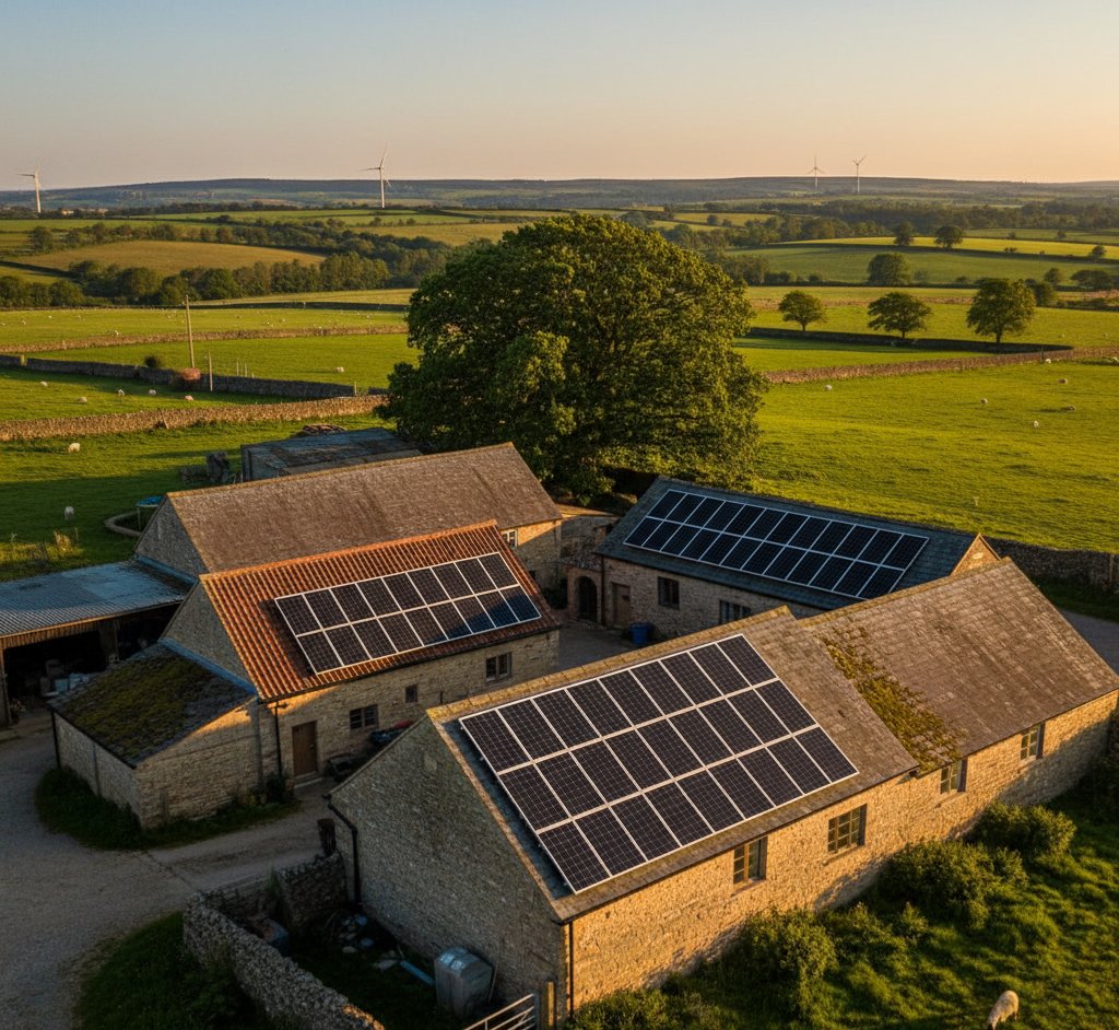 Solar panel installation in progress on a UK residential roof