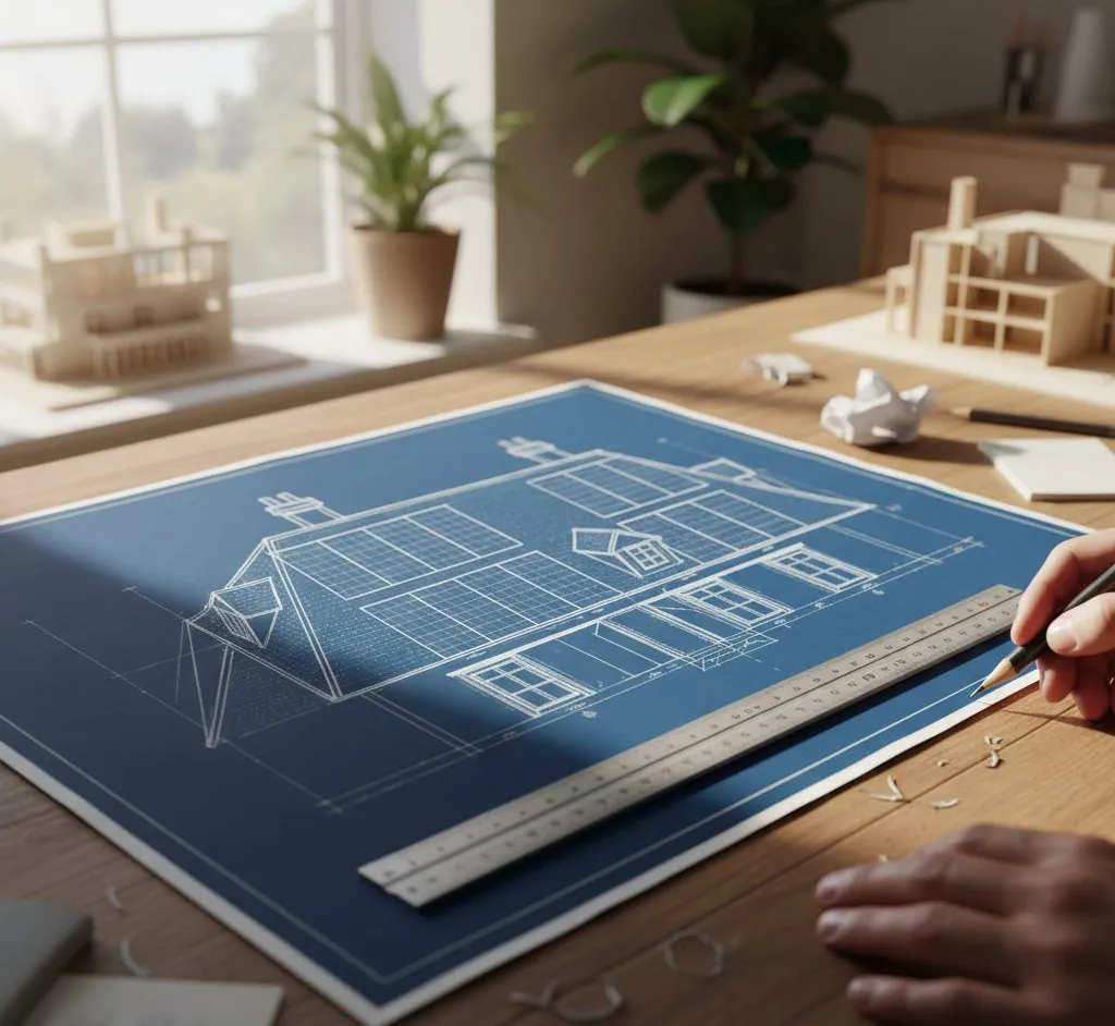 Solar panels installed on a UK residential roof