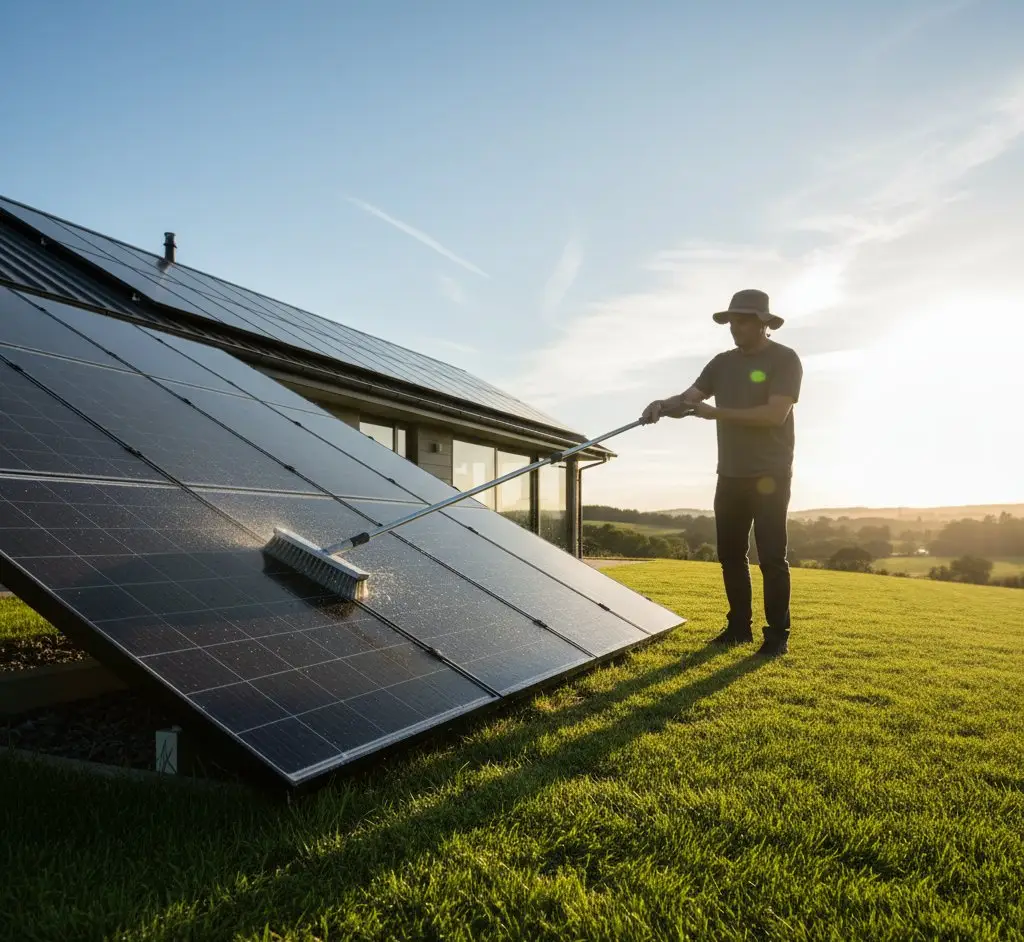 Solar panels installed on a UK residential roof